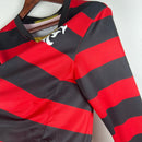 Camisa Flamengo Retrô Manga Longa 2008/2009 - Vermelha e Preta