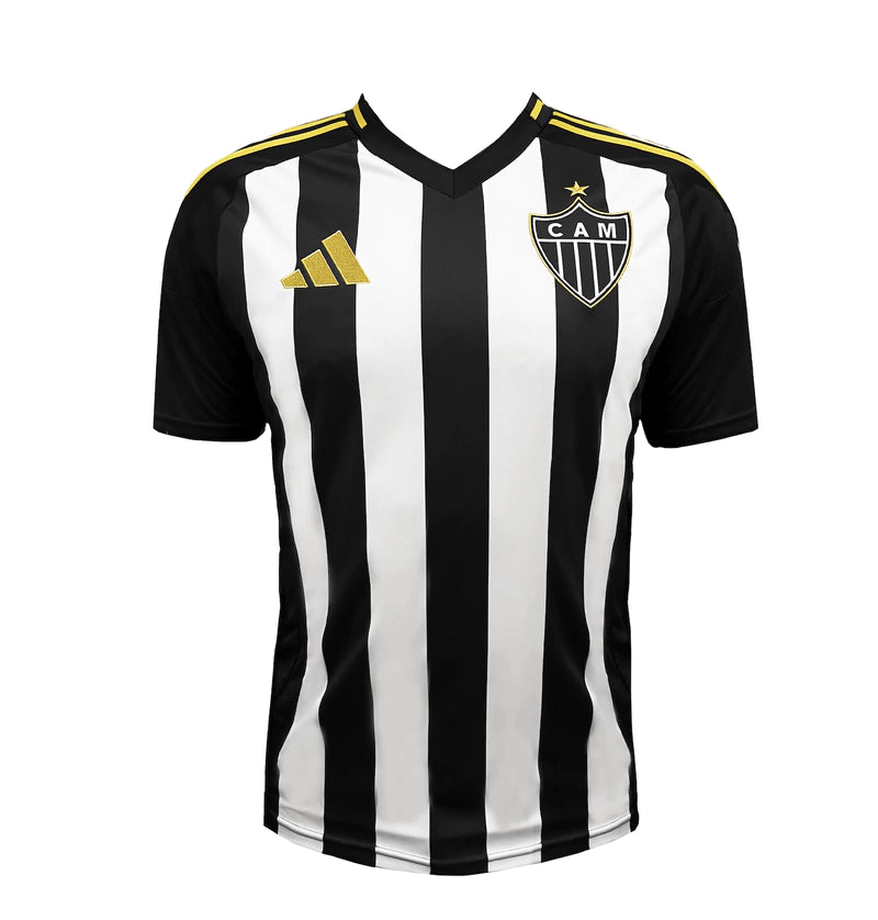 Camisa Atlético Mineiro I 25/26 Adidas Masculino - Branco e Preto