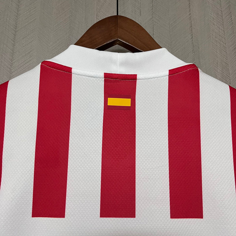 Camisa Atlético de Madrid l 25/26 Torcedor - Branca e Vermelha