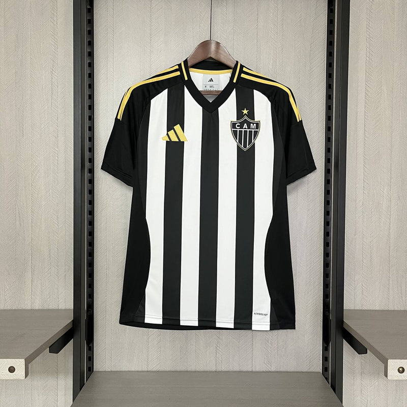 Camisa Atlético Mineiro I 25/26 Adidas Masculino - Branco e Preto