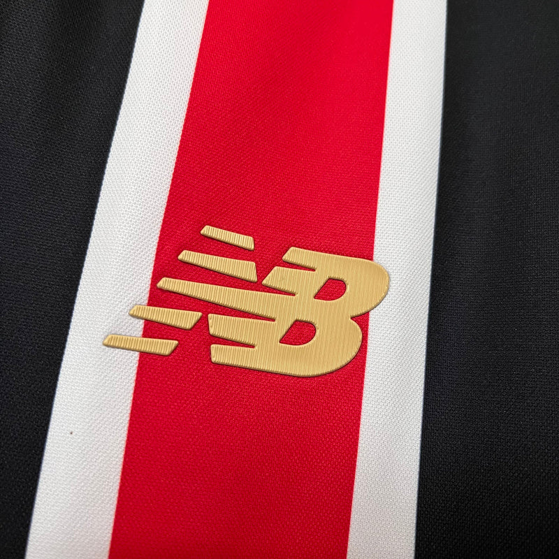 Camisa São Paulo II 25/26 - Torcedor / Vermelho e Preto