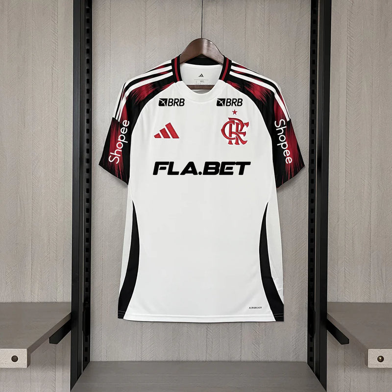 Camisa do Flamengo 25/26 II Branca - Com/Sem Patrocínios