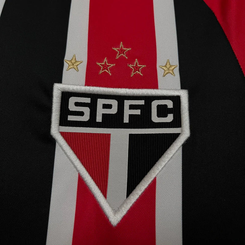 Camisa São Paulo II 25/26 - Torcedor / Vermelho e Preto