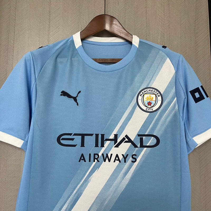 Camisa Manchester City I 25/26 - Torcedor / Azul