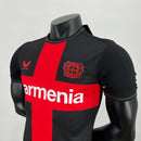 Camisa Bayer Leverkusen I 24/25 - Vermelha e Preta - Masculino Jogador