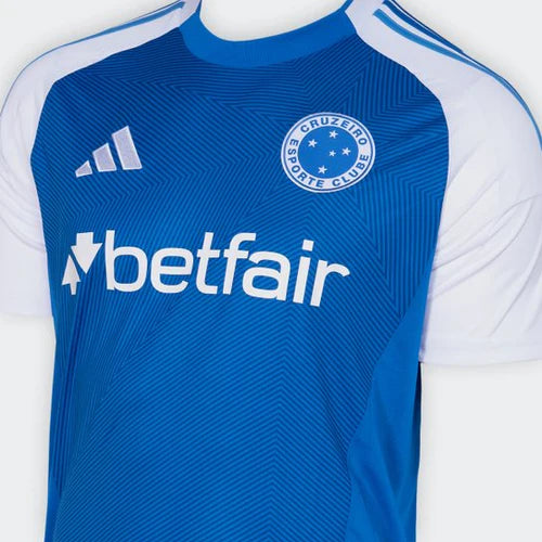 Camisa Cruzeiro I 25/26 Torcedor - Azul e Branca