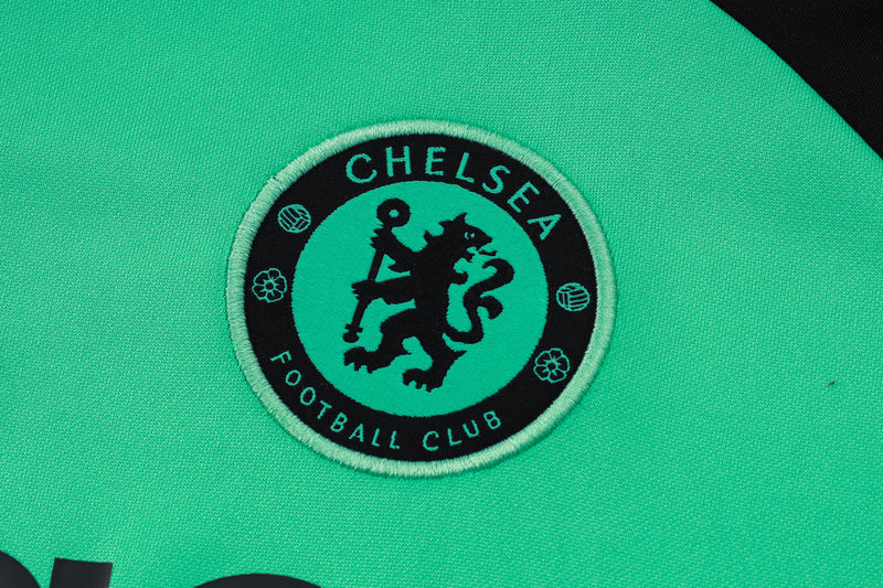 Conjunto de Frio Chelsea - Verde com Preto - 23/24