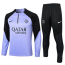 Conjunto de Frio PSG - Roxa com Preto - 23/24