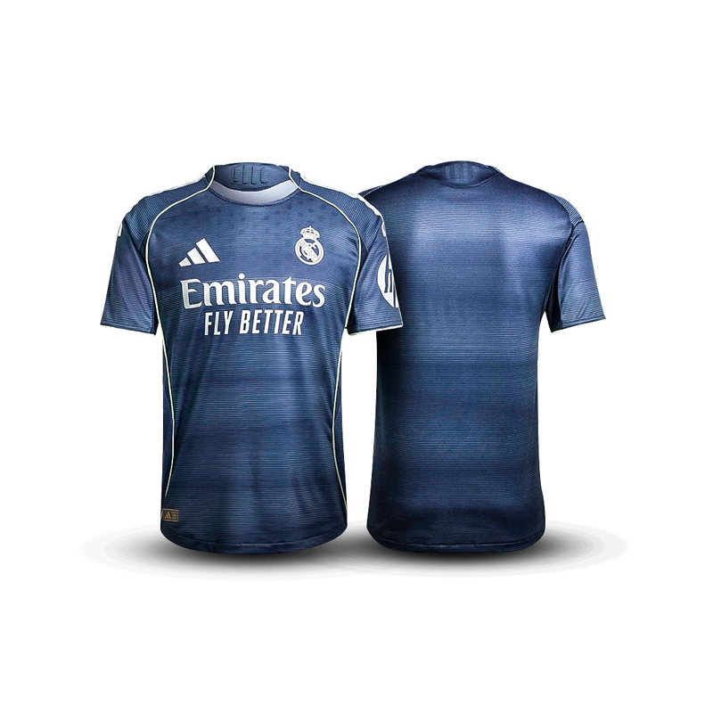 Camisa do Real Madrid II Away 25/26 - Preta