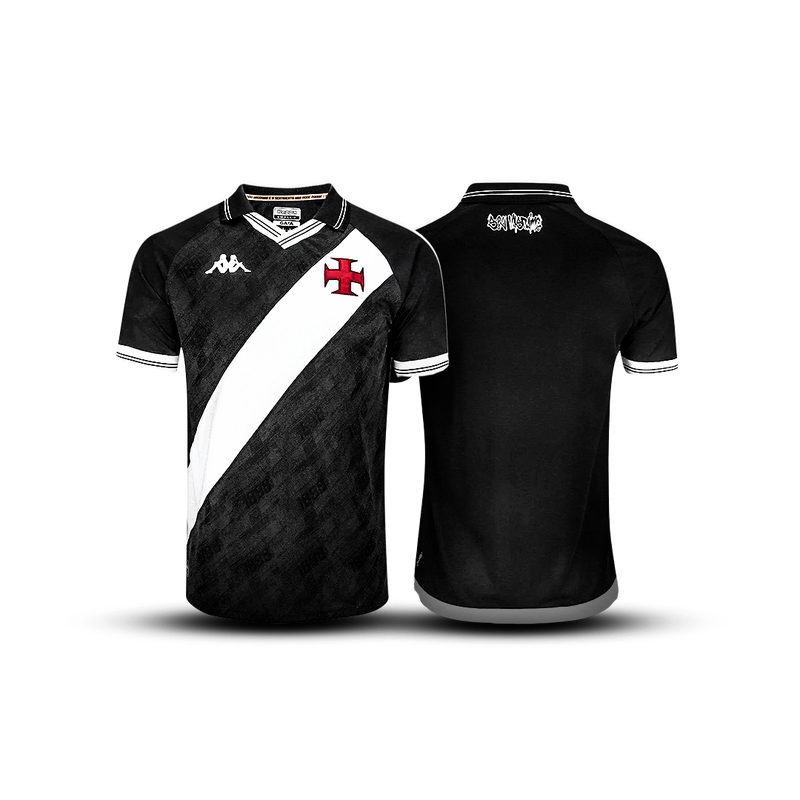 Camisa Vasco I 25/26 Preta - Kappa
