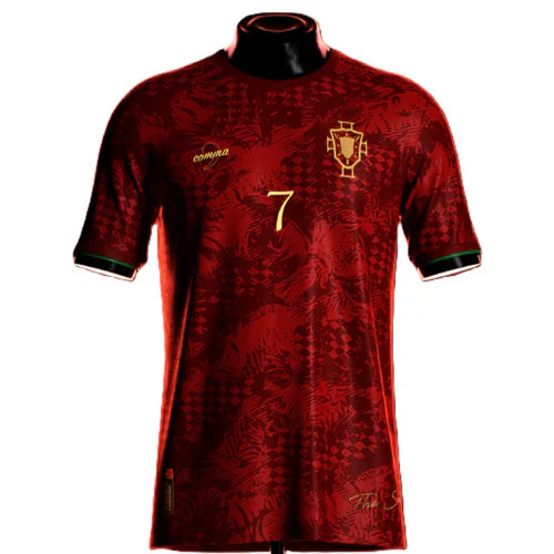 Camisa The Siu Cristiano Ronaldo Vermelha 2024/25 Eurocopa