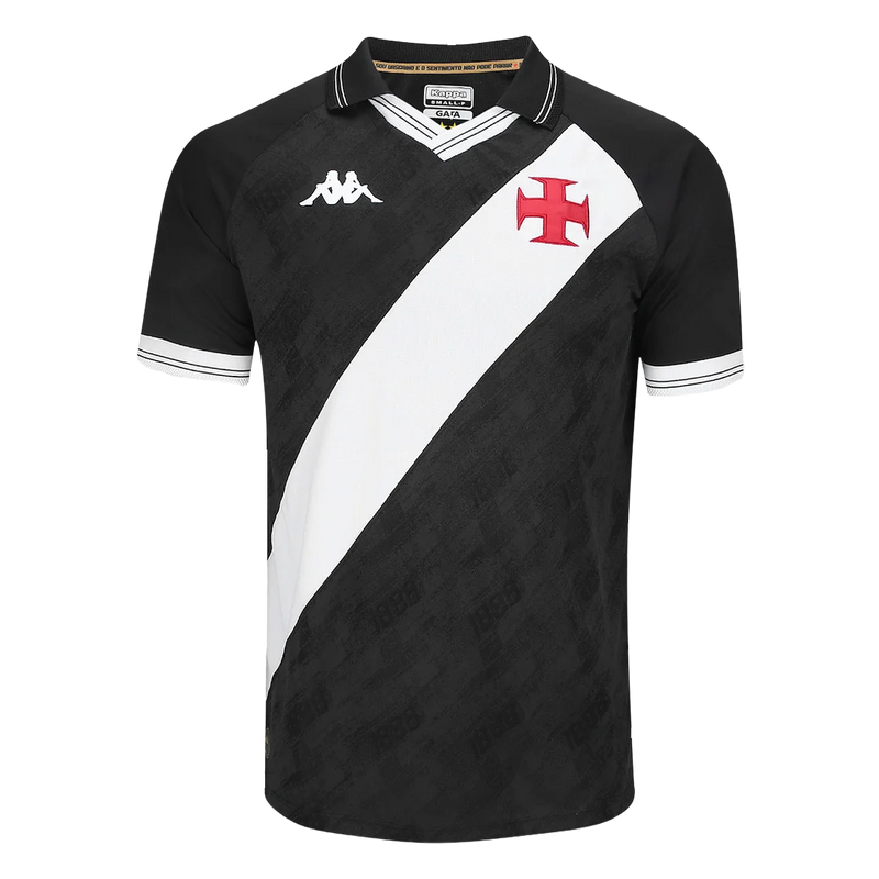 Camisa Vasco I 25/26 Preta - Kappa