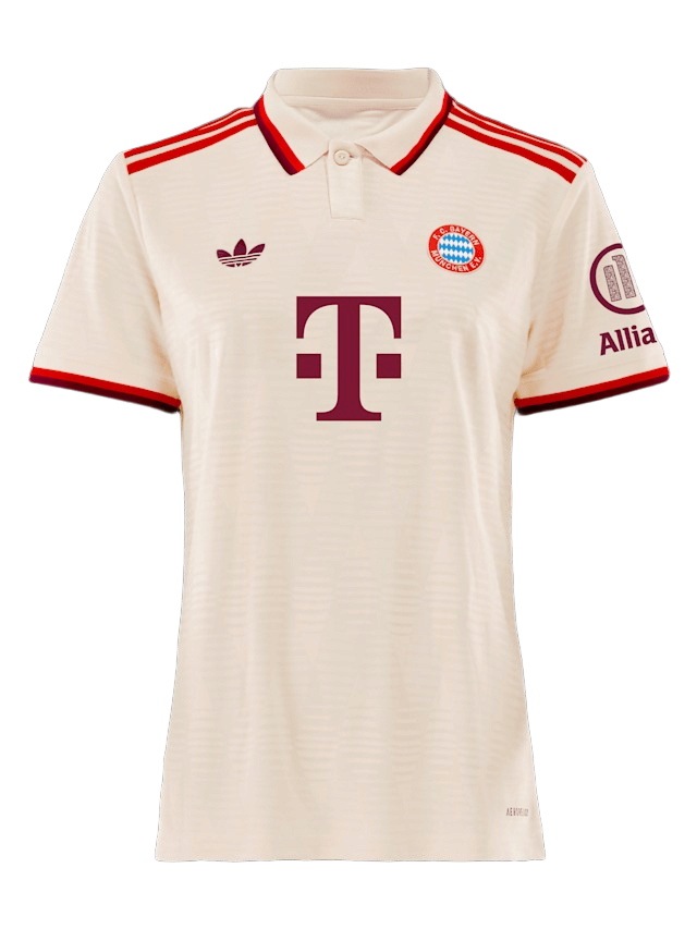 Camisa Bayern de Munique III 24/25 Feminina  - Bege