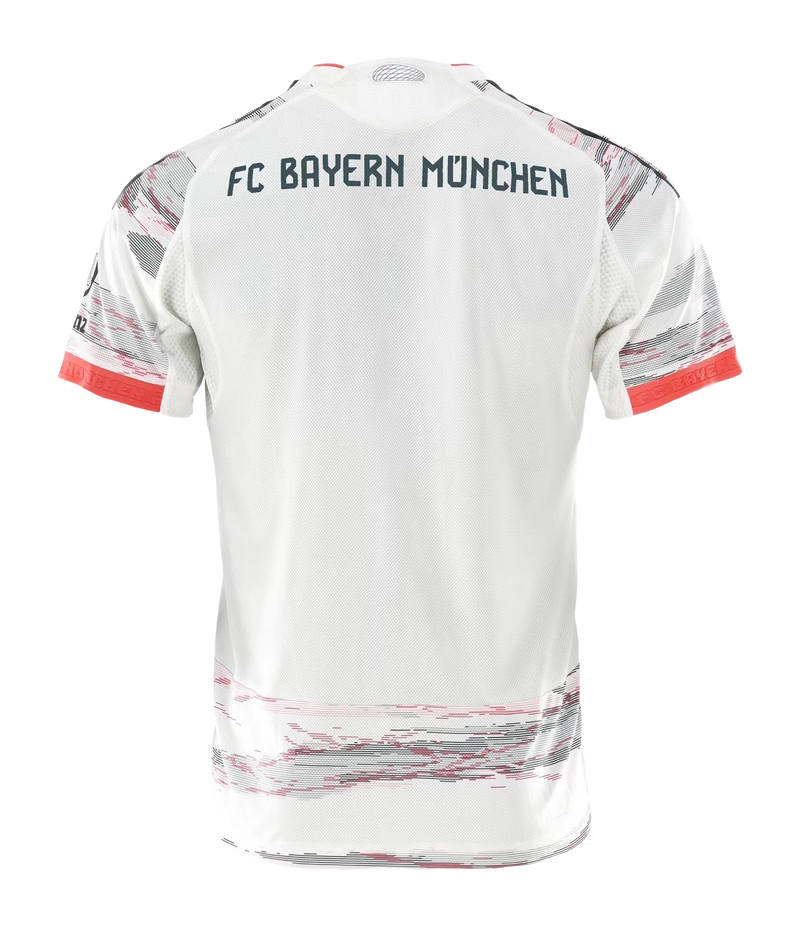 Camisa Bayern de Munique II 25/26 Adidas - Branca e Vermelho