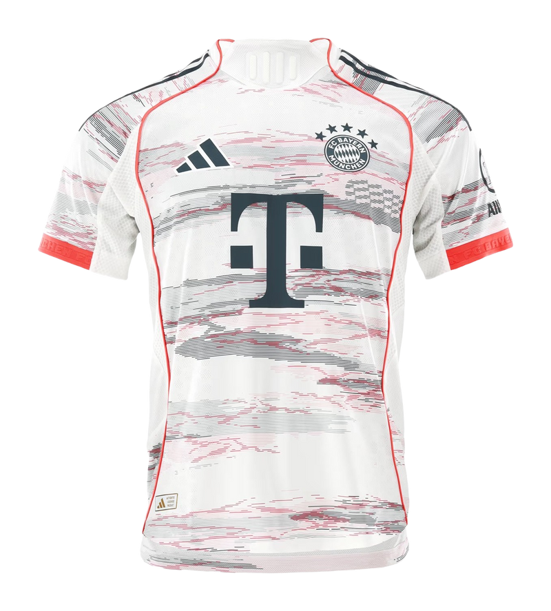 Camisa Bayern de Munique II 25/26 Adidas - Branca e Vermelho