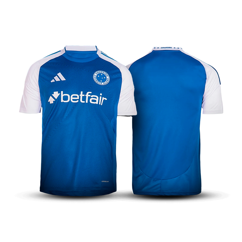 Camisa Cruzeiro I 25/26 Torcedor - Azul e Branca