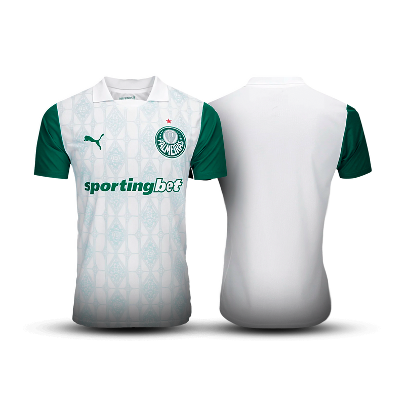 Camisa Palmeiras II 25/26 Torcedor Masculino - Branco