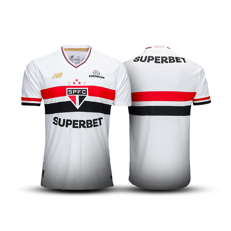 Camisa São Paulo I 25/26  - Branco