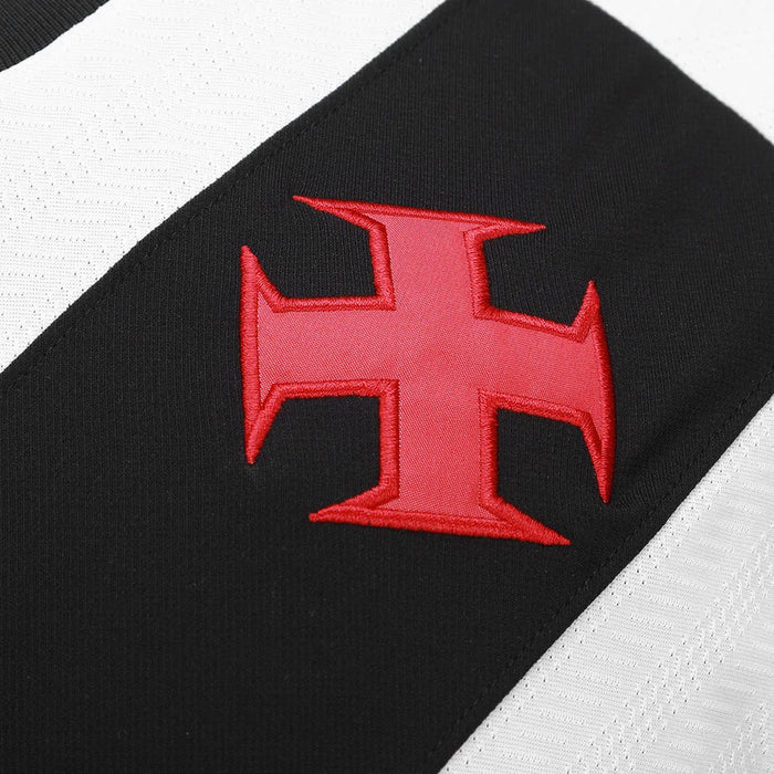 Camisa Vasco I 25/26 - Kappa - Branco e Preto