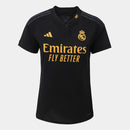 Camisa Real Madrid Feminina III 23/24 Adidas - Preta