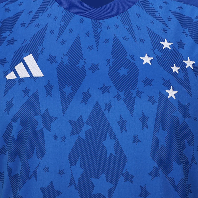 Camisa Cruzeiro I 24/25 Torcedor Adidas Masculina - Azul Royal