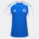 Camisa Cruzeiro I 25/26 Feminina - Azul e Branca