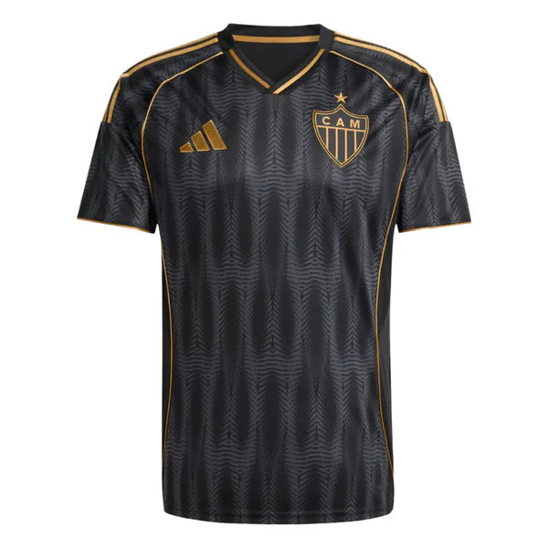 Camisa Atlético Mineiro III 25/26 - Preto e Dourado