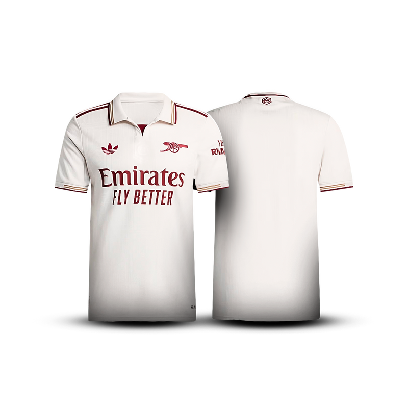 Camisa Arsenal II 25/26 - Branca