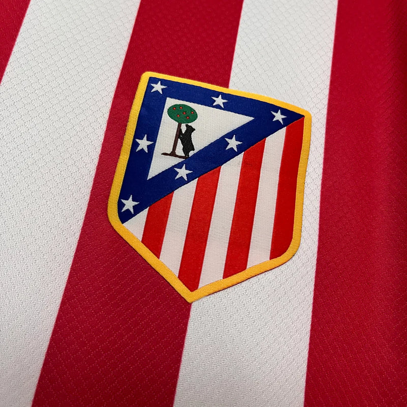 Camisa Atlético de Madrid l 25/26 Torcedor - Branca e Vermelha