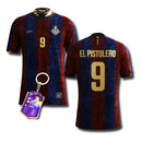 Camisa Barcelona Edição Especial Trio MSN El Pistoleiro 24/25 - Masculino + CHAVEIRO ESCLUSIVO