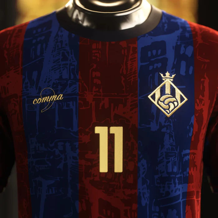 Camisa Barcelona Edição Especial Trio MSN The Prince 24/25 - Masculino + CHAVEIRO ESCLUSIVO