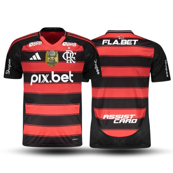 Camisa do Flamengo 25/26 Home - Com/Sem Patrocínios