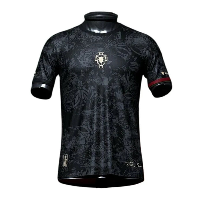 Camisa The Siu Cristiano Ronaldo 7 Preta commafootball - 24/25