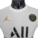 Camisa PSG 21/22 - Branca e Roxa - Jordan - Masculino Jogador