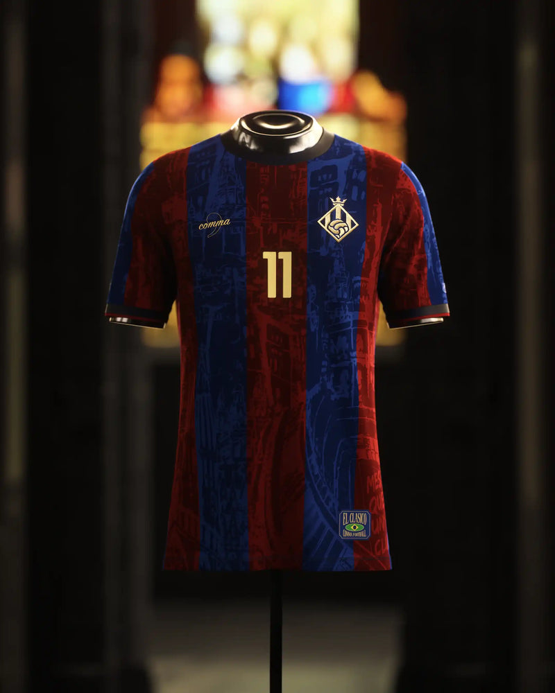 Camisa Barcelona Edição Especial Trio MSN The Prince 24/25 - Masculino + CHAVEIRO ESCLUSIVO