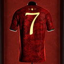 Camisa The Siu Cristiano Ronaldo Vermelha 2024/25 Eurocopa