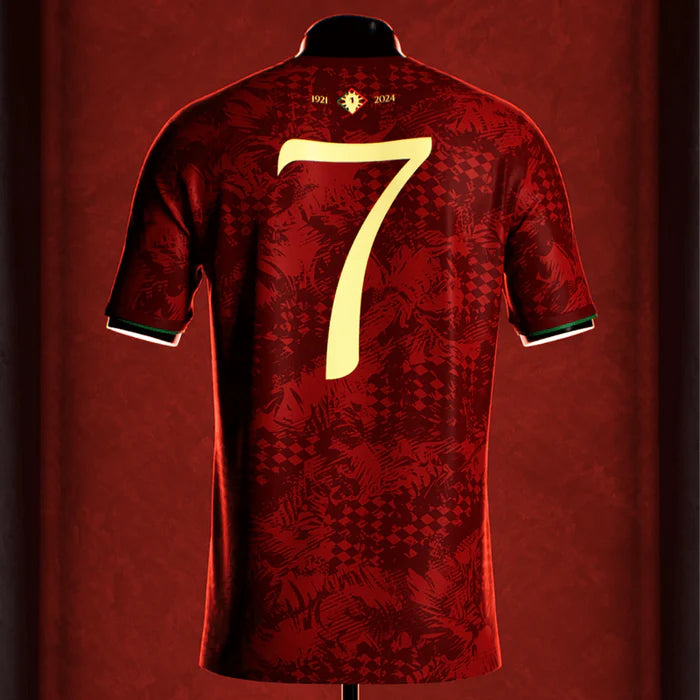 Camisa The Siu Cristiano Ronaldo Vermelha 2024/25 Eurocopa