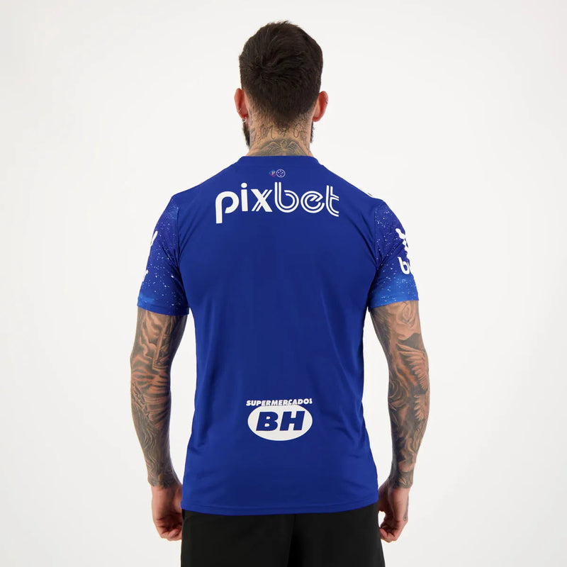 Camisa Cruzeiro I 22/23 Adidas [Todos os Patrocínios] - Azul