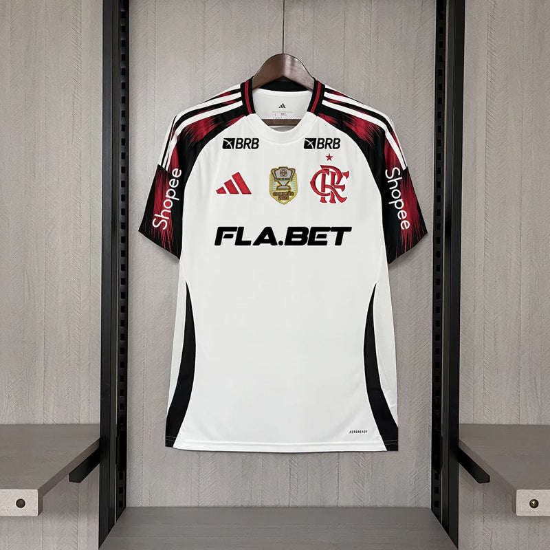 Camisa do Flamengo 25/26 II Branca - Com/Sem Patrocínios