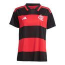 Camisa Flamengo I 26/27 - Torcedor Adidas Feminina - Preta e vermelha