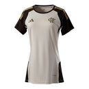 Camisa Flamengo Treino 26/27 - Torcedor Adidas Feminina - Bege e marrom