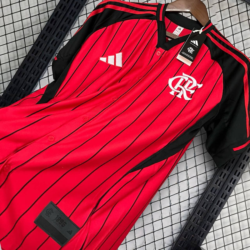 Camisa do Flamengo Us Pack Basebol 25/26 - Vermelha