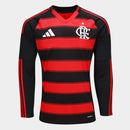 Camisa Manga Longa Flamengo 25∕26 - Vermelho
