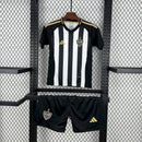 Kit Infantil  Atlético Mineiro 25/26 - Adidas - Preto e Branco