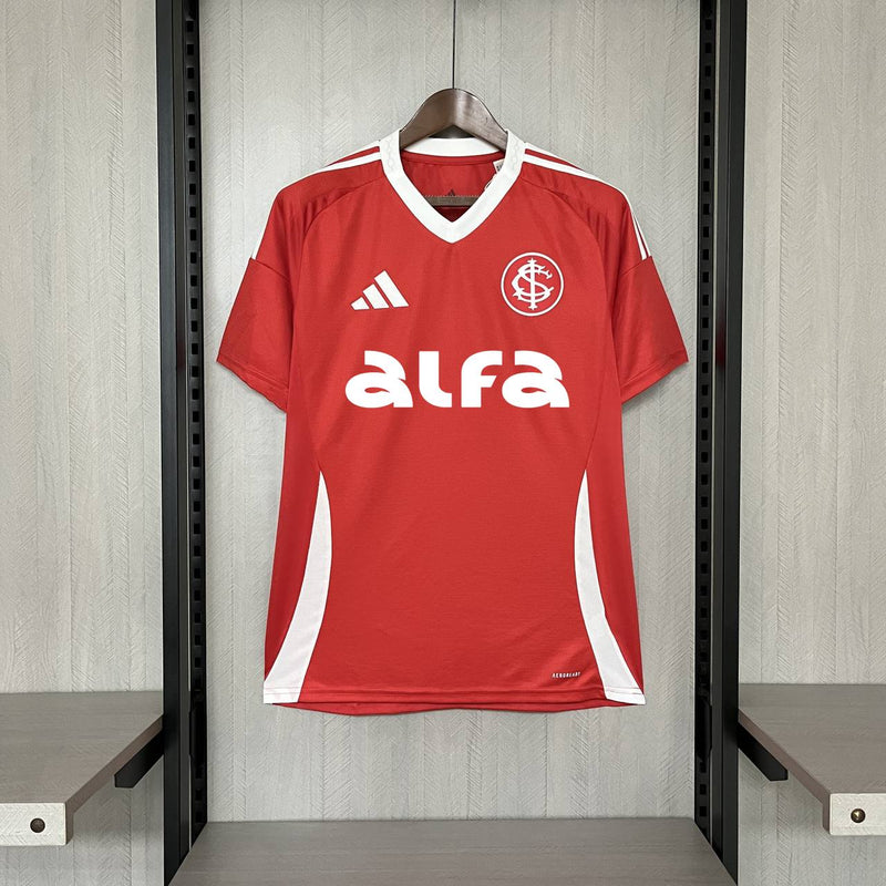 Camisa Internacional 25/26 I Vermelha Adidas - Com patrocínio