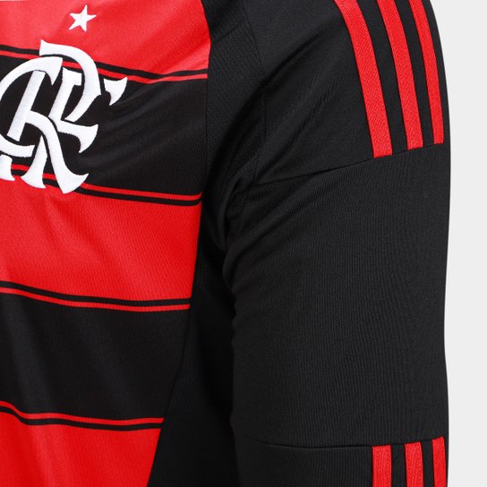 Camisa Manga Longa Flamengo 25∕26 - Vermelho
