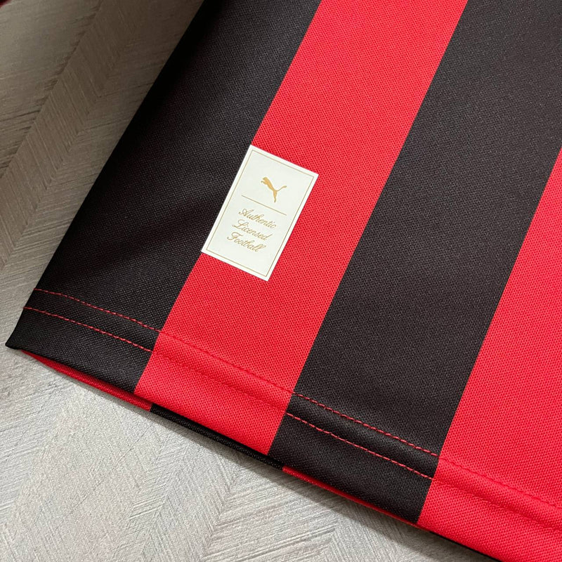 Camisa Manga Longa AC Milan 25/26 - Vermelha [Edição Especial]