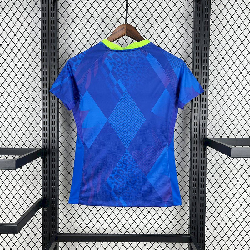 Camisa Seleção Brasileira Feminina 25/26 - Azul Reserva