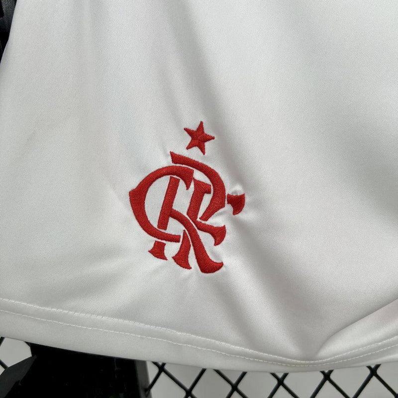 Short Flamengo 25/26 Adidas - Branca/Vermelha