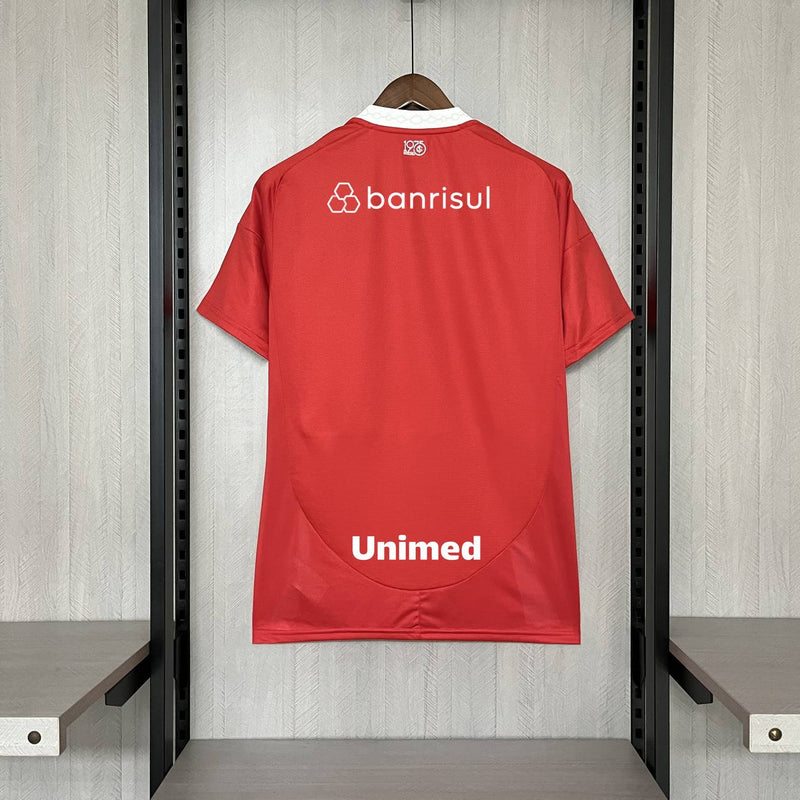 Camisa Internacional 25/26 I Vermelha Adidas - Com patrocínio